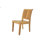 Lagos Outdoor Teak Dining Side Chair