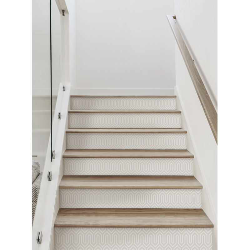 Adhésif décoratif Corrigan Studio, H 6 po x l 48 po, Beige
