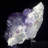 Tanzanite" Fluorite with Quartz. Xia Yang Mine.