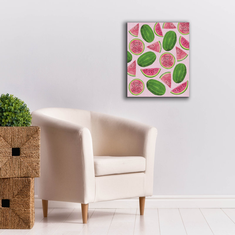«Watermelons» par Elizabeth Caldwell, art mural, H 24 po x l 20 po