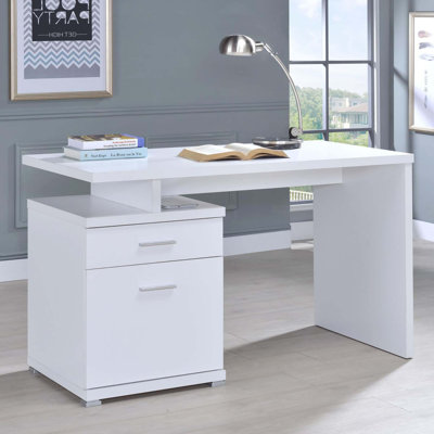 Bureau réversible à 2 tiroirs