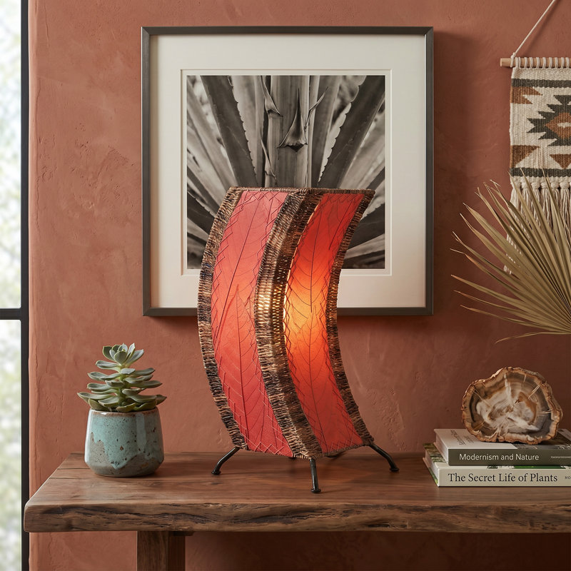 Lampe de table 20 po Quintan, Rouge