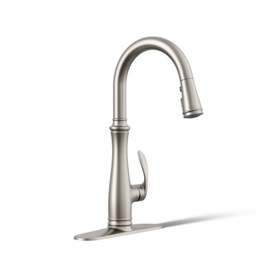 Bellera® Pull Down Single Handle Kitchen Faucet with Handle and Supply Lines