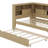 Twin Wood Daybed With Shelves And Trundle-881225239