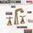 Stryke Widespread Bathroom Faucet with Drain Assembly-38820582