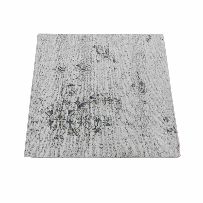 One-of-a-Kind 2'2" New Age Square Area Rug in Ivory