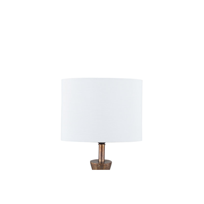 Lorentz 18.5cm H Polycotton Oval Lamp Shade ( Screw On ), Steel Grey