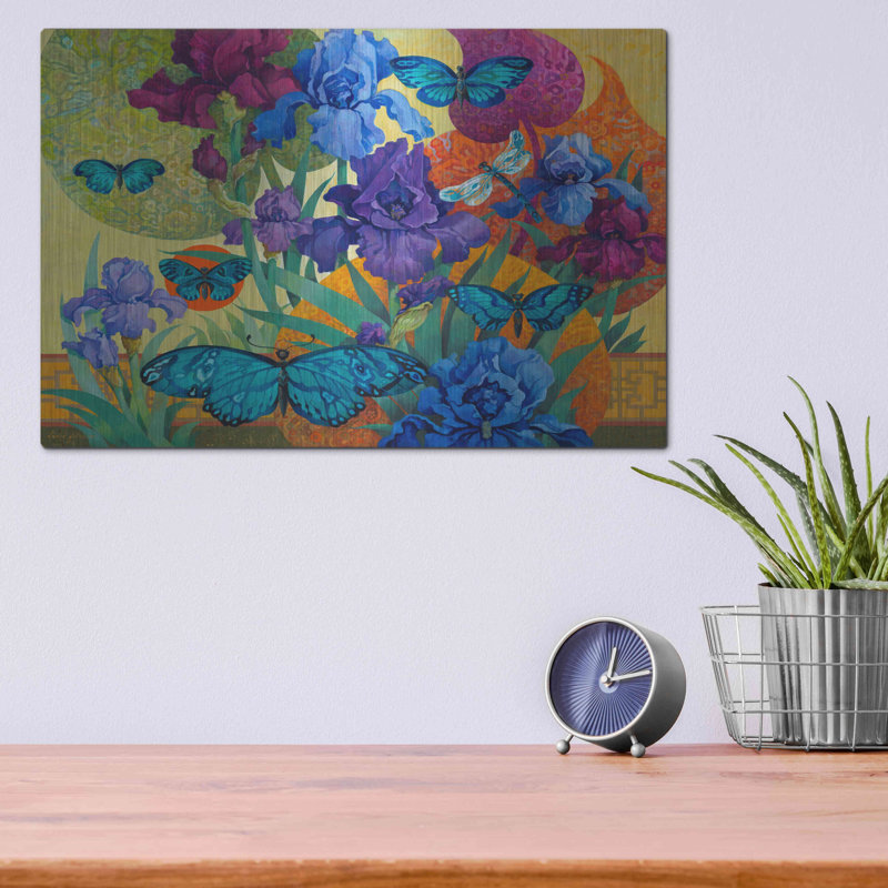 «Iris Garden» par David Galchutt, H 12 po x l 16 po