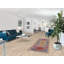 Tapis de couloir bleu en laine 3x8