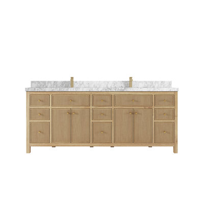 Ensemble de meuble-lavabo double 84 po