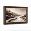 Art mural sur toile Stylized Earth Toned Hills with Crystals-133551520