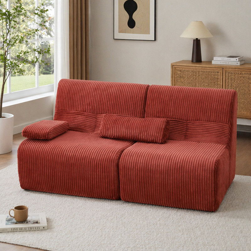 Canapé modulaire 63,7 po Modern