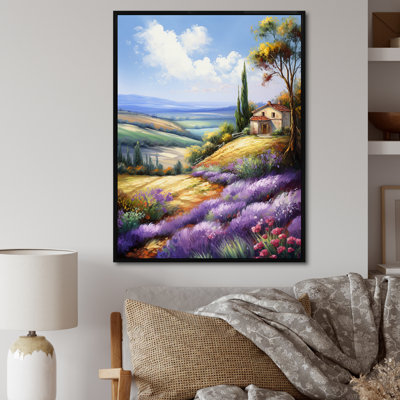 " Countryside Charm Provence Landscape II "