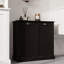 Armoire de trieur de linge inclinable à deux compartiments