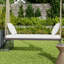 Banc de balancelle en bois d'acacia avec coussin et coussins-1828390950-1828390951