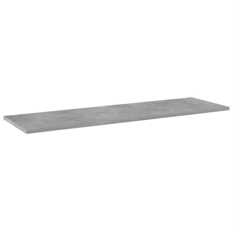 Floating Shelves Wall Shelving Wall Mounted Shelves Display Wall Units, 0.6" H x 39.4" W x 11.8" D, Concrete Gray