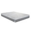 Matelas hybride à ressorts ensachés à mémoire de forme moyenne-953219136
