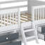 Structure de lit en bois avec design ludique-128932956