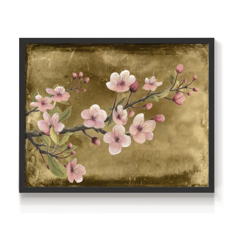 Branch Blossoms II -Framed Print - Restickable