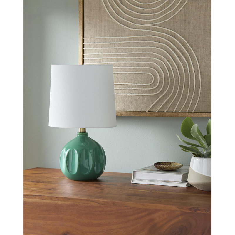 Lacroix Bellune Table Lamp, Emerald Green