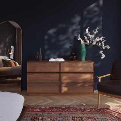 Commode 60 "en noyer naturel Collins