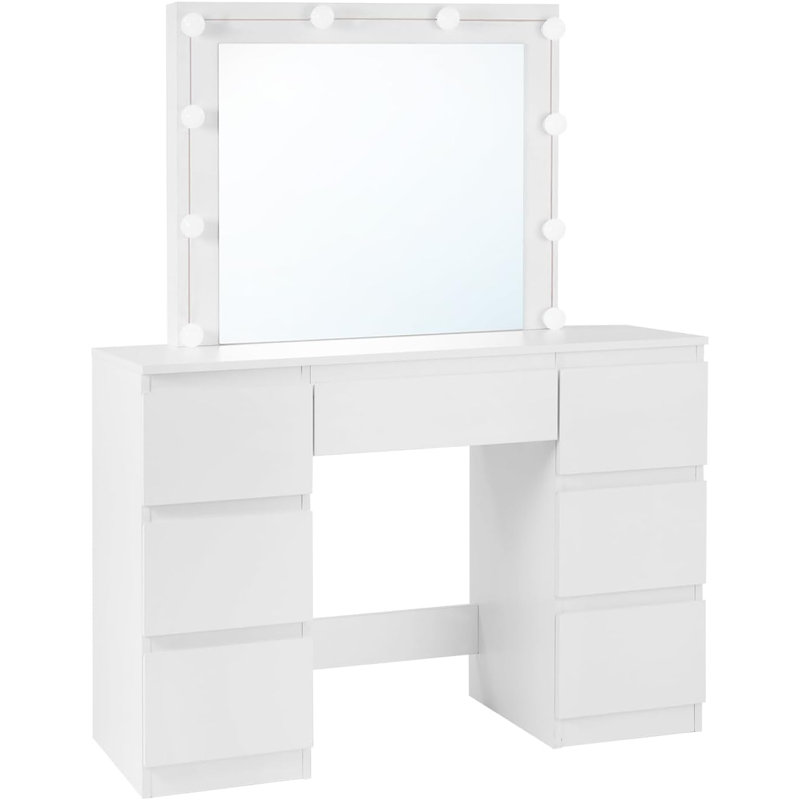 Almir Dressing Table with Mirror