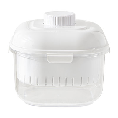 Pl astic Kitchen Utensils Greek Yogurt Strainer With Double Press Whey Separator
