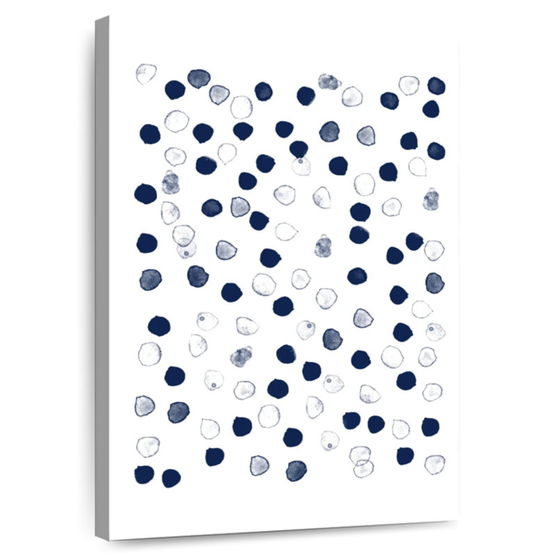 Aquarelle bleu marine Avery, H 30 po x l 20 po