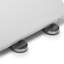 Eyre Soft Close Toilet Seat D Shape - Quick Release Button for Easy Cleaning and Adjustable Hinges with Top and Bottom Fixings Included, Antibacterial Treated Surface (White D-Shape)