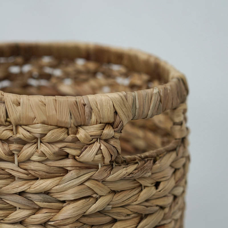 Panier décoratif en jacinthe (ensemble de 2)