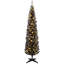 Arbre de Noël 7 pi 7 pi, noir