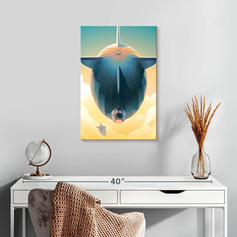 Mehar Blimps In The Sky, 24" H x 16" W