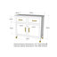 Aldena 95cm Sideboard-1812603675