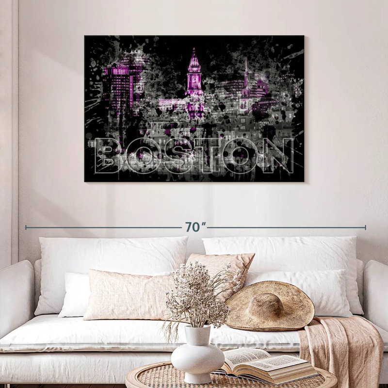 Ravi Boston Skyline Pop, H 30 po x l 45 po
