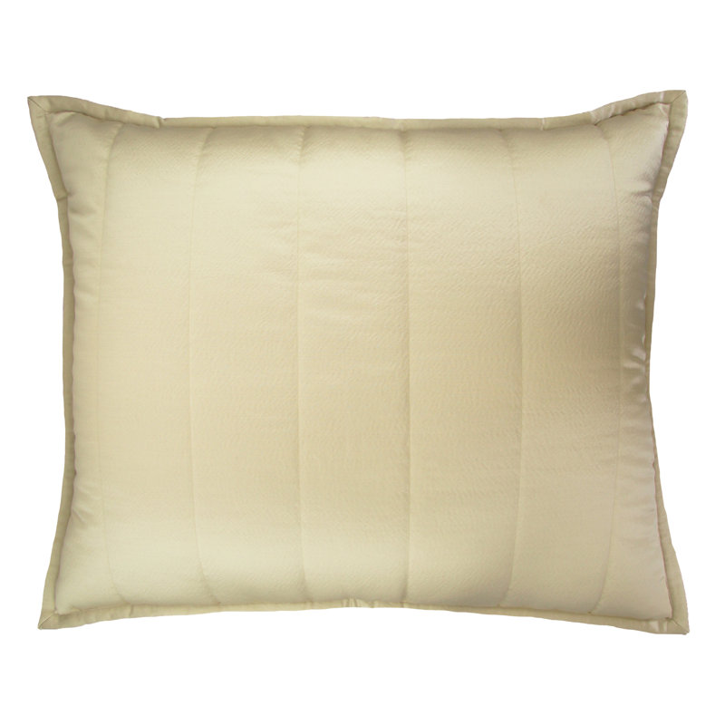 Hammered Lumbar Pillow Cover & Insert, Champagne