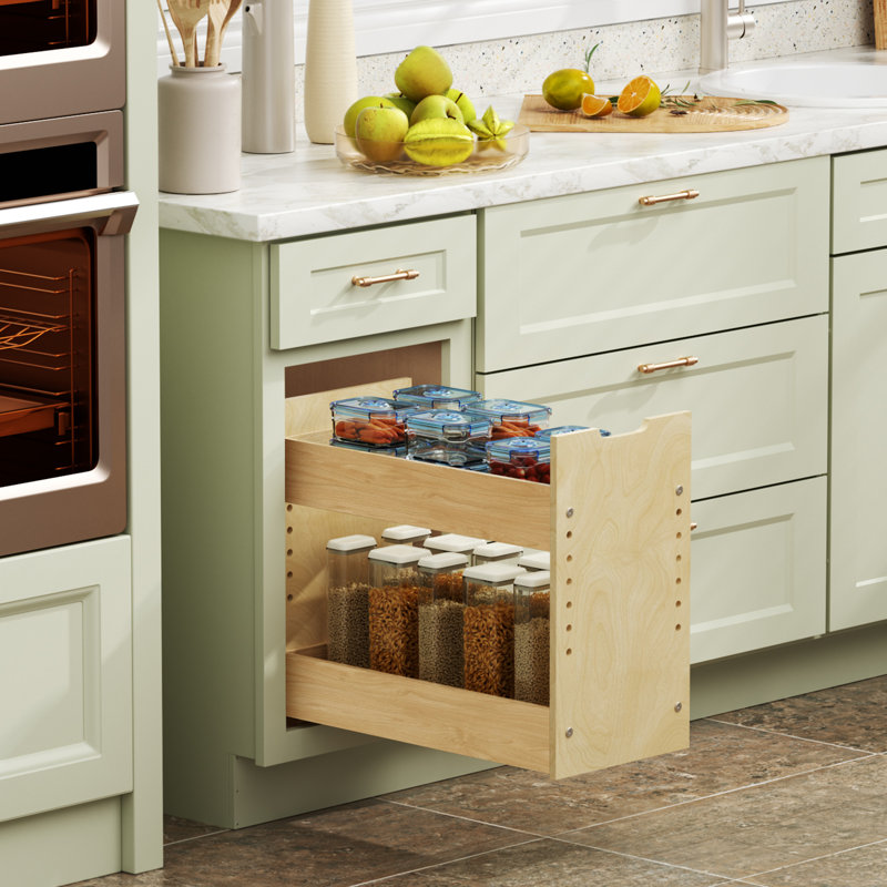 Hasancan Pull Out Pantry, 18.5" H x 10.5" W x 21.42" D