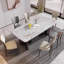 Rectangular marble dining table-743069307
