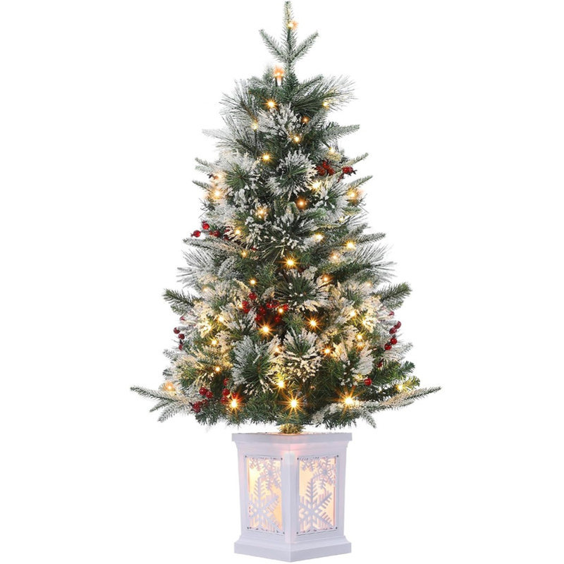 91.4cm H Lighted Artificial Christmas Tree