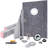 Shower Curb Kit 38" x 60" Watertight Shower Curb Overlay with 4" PVC Offset
