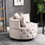 Chaise de salon en kaki: velours d'appoint moderne Chaise de loisirs: kaki-1855419049