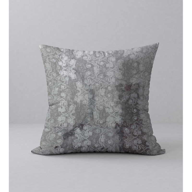 Abstract Reversible Throw Pillow, 20" x 20"