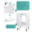 Ensemble de meuble-lavabo simple 24 po Hamdy-845432636