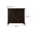 19 Pair Solid Wood Shoe Storage Cabinet-101463026