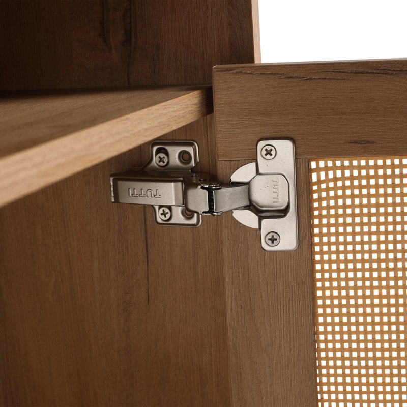 Meuble-lavabo de salle de bain avec 2 lavabos en céramique et armoire latérale