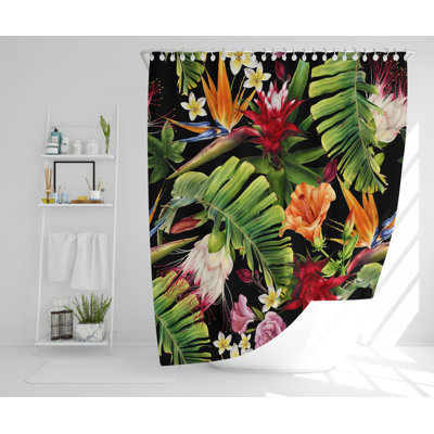 Faustina Polyester Shower Curtain