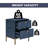 Bailes Modern Wood Nightstand With 2 Drawers-1192134456