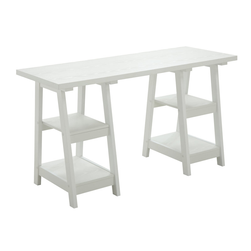 Bureau d'ordinateur Burke, Blanc
