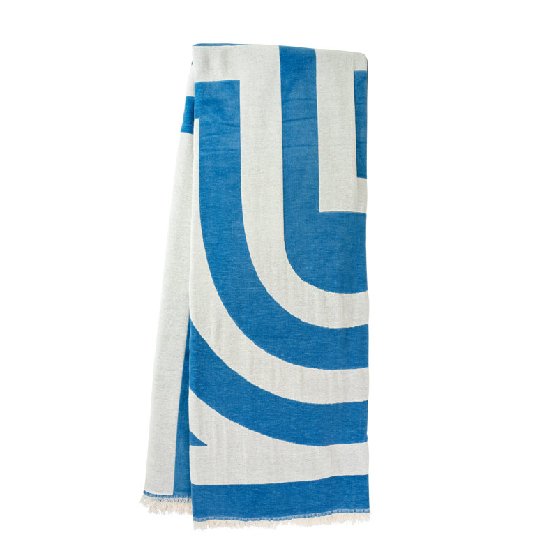 Deco Throw, Black/White
