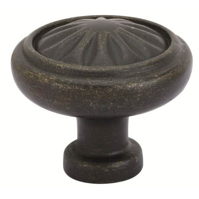 Poignée d'armoire ronde en bronze Emtek Tuscany