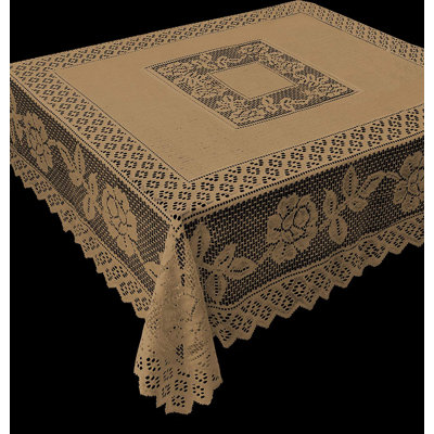 Crver Floral Square Tablecloth